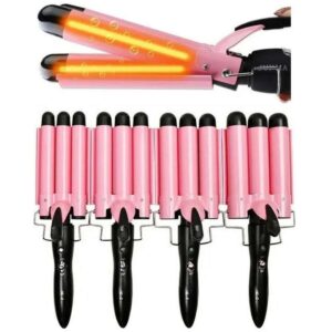Tavice Triple 3 Barrel Ceramic Hair Curler Curling Iron Salon Styler Crimper Waver [32mm]