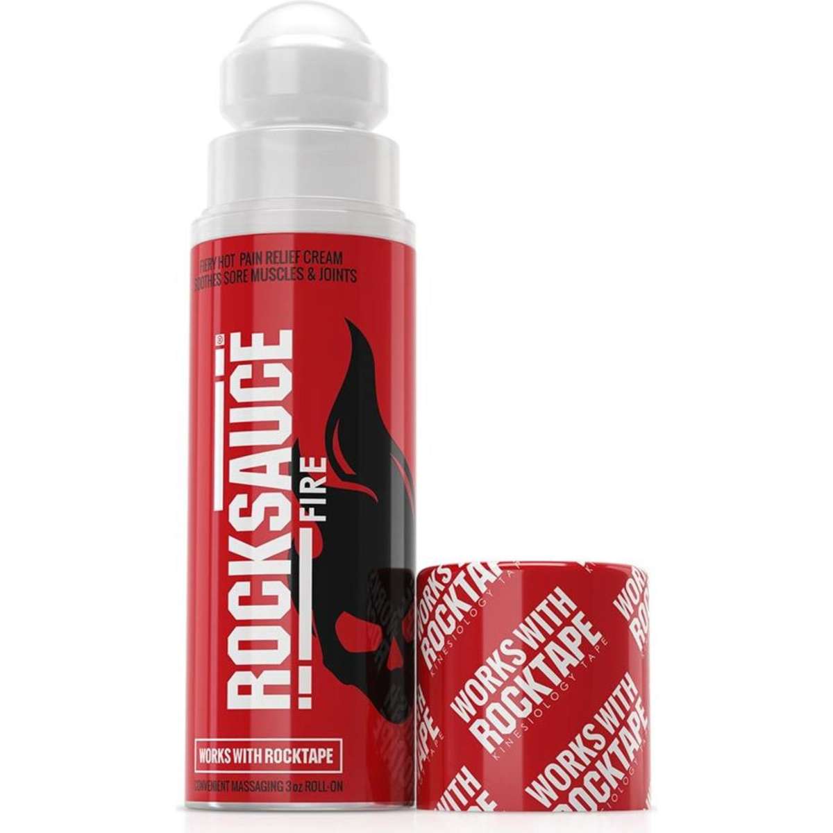 1073933126 Rocktape RockSauce Fire Roll-On Muscle Cream 3oz