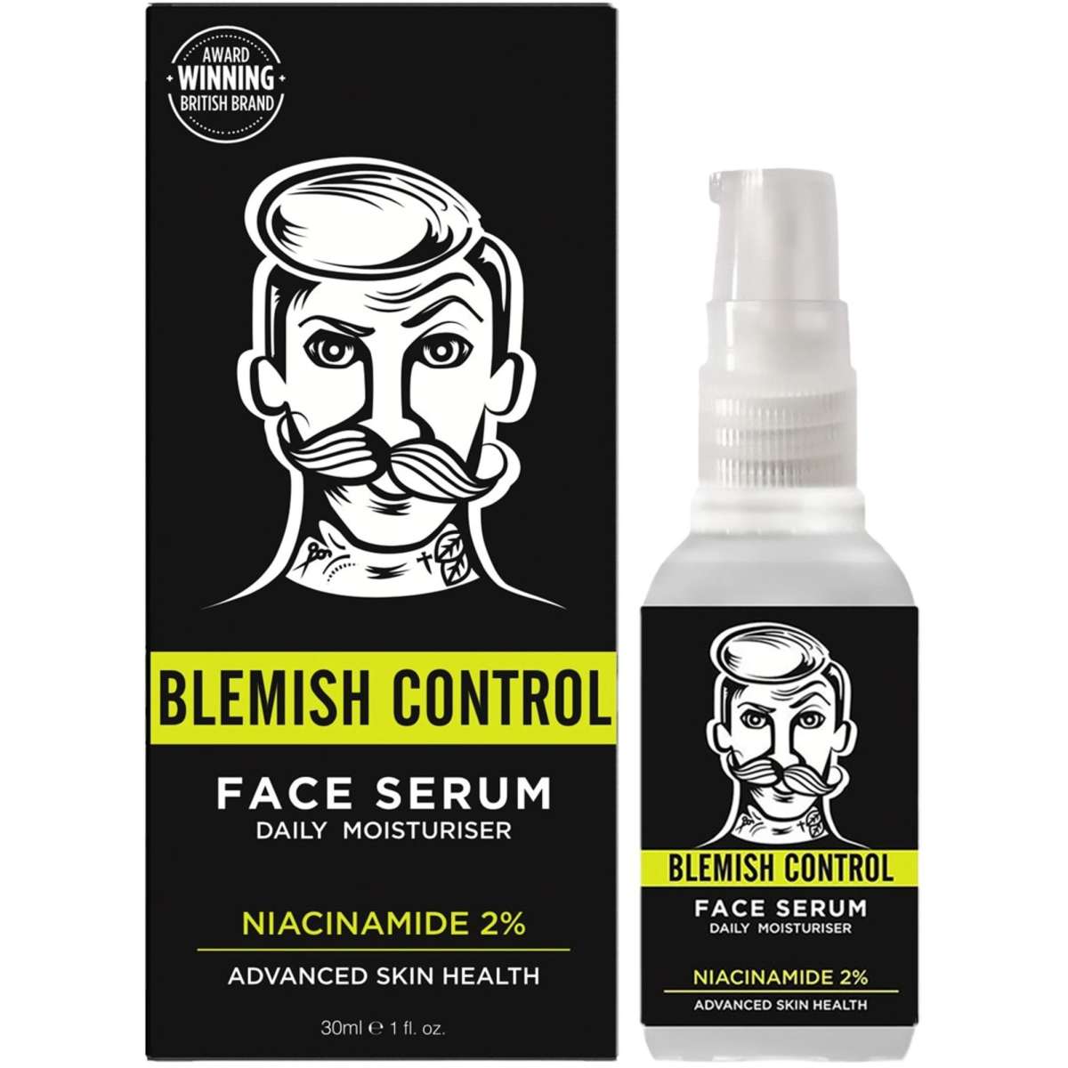 BarberPro Blemish Control Niacinamide 2% Face Serum 30ml