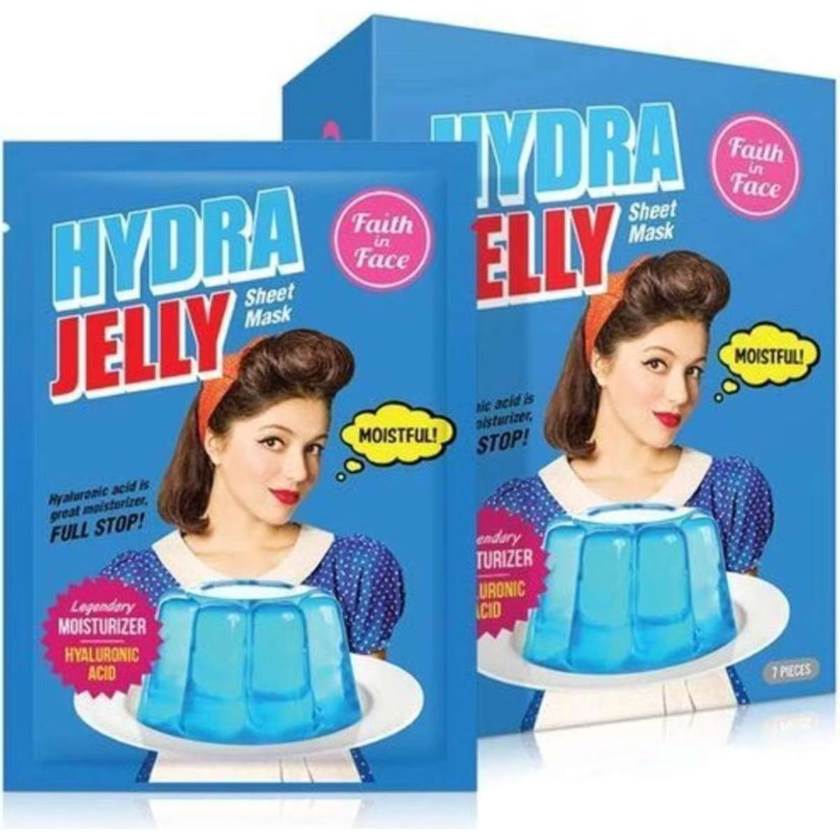 1073955805 Faith In Face Hydra Jelly Sheet Mask (7 Pcs)