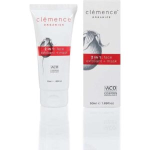 Clemence Organics 2 In 1 Face Exfoliant + Mask 50ml