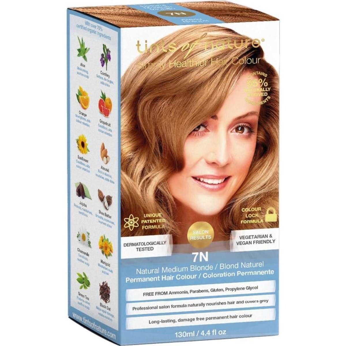 1073981053 Tints Of Nature 7N Natural Medium Blonde Permanent Colour 130ml