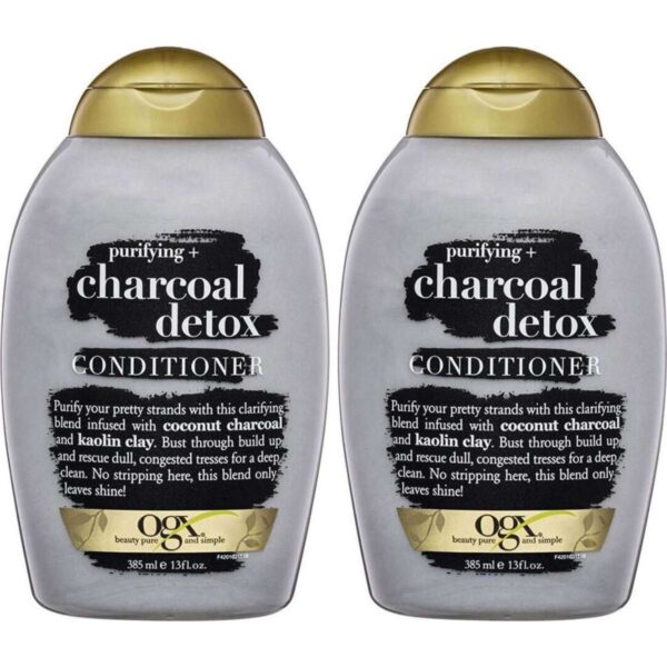 OGX Purifying & Charcoal Detox Conditioner 385ml 2PK
