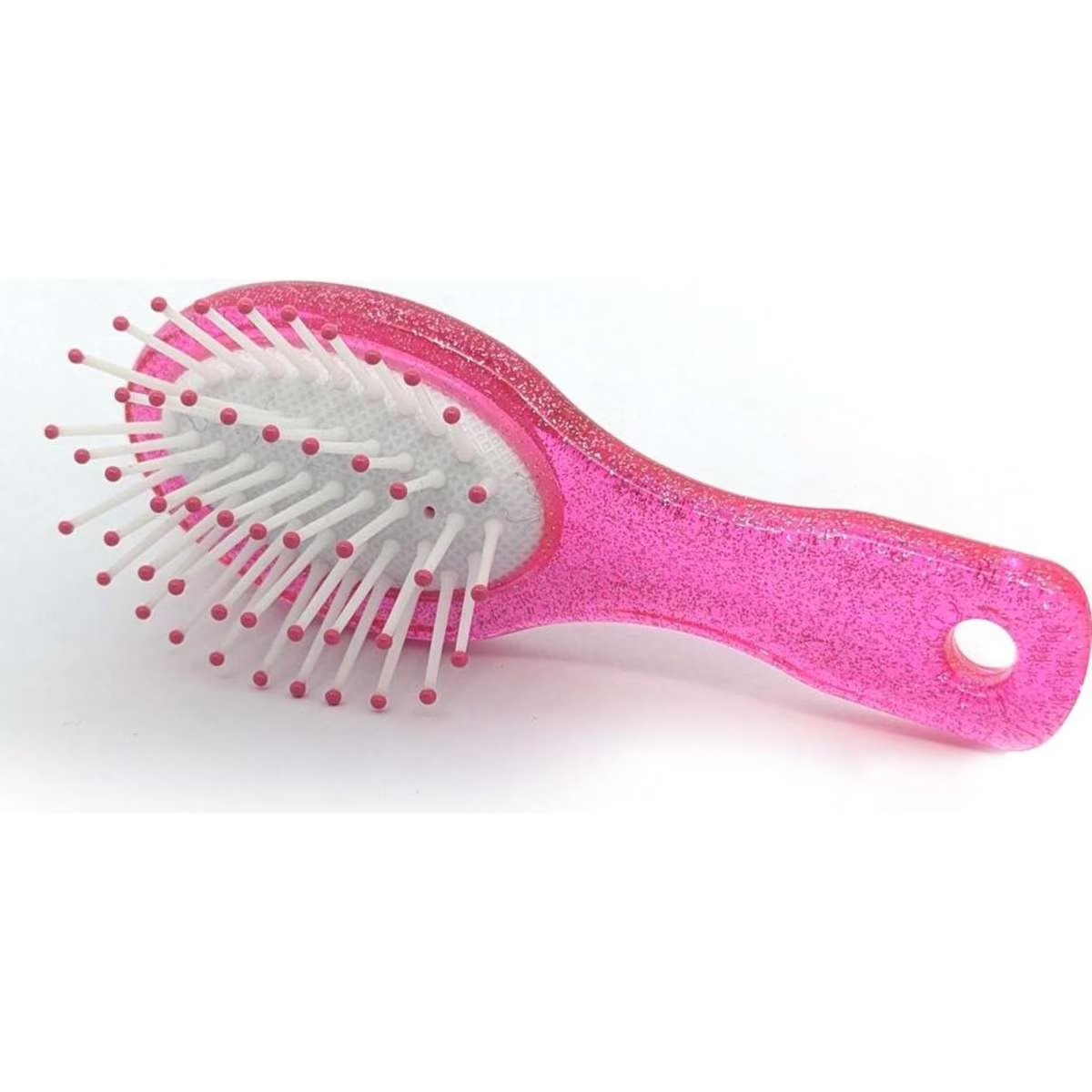 My Accessory Kids Portable Hair Brush Pink Glitter 3PK 12cm