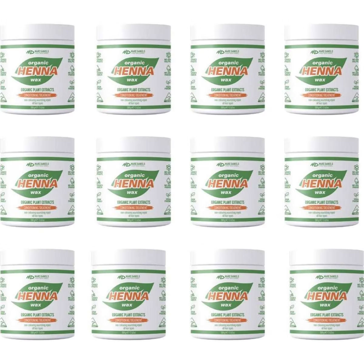 Marc Daniels Clear Henna Wax 500g x 12