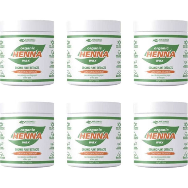 Marc Daniels Clear Henna Wax 500g x 6