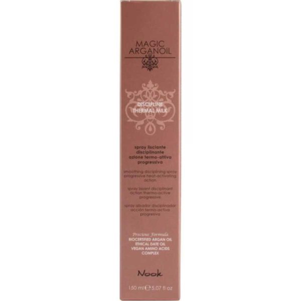 Nook Magic Argan Discipline Thermal Milk Spray 150ml - Progressive Heat Activating Action