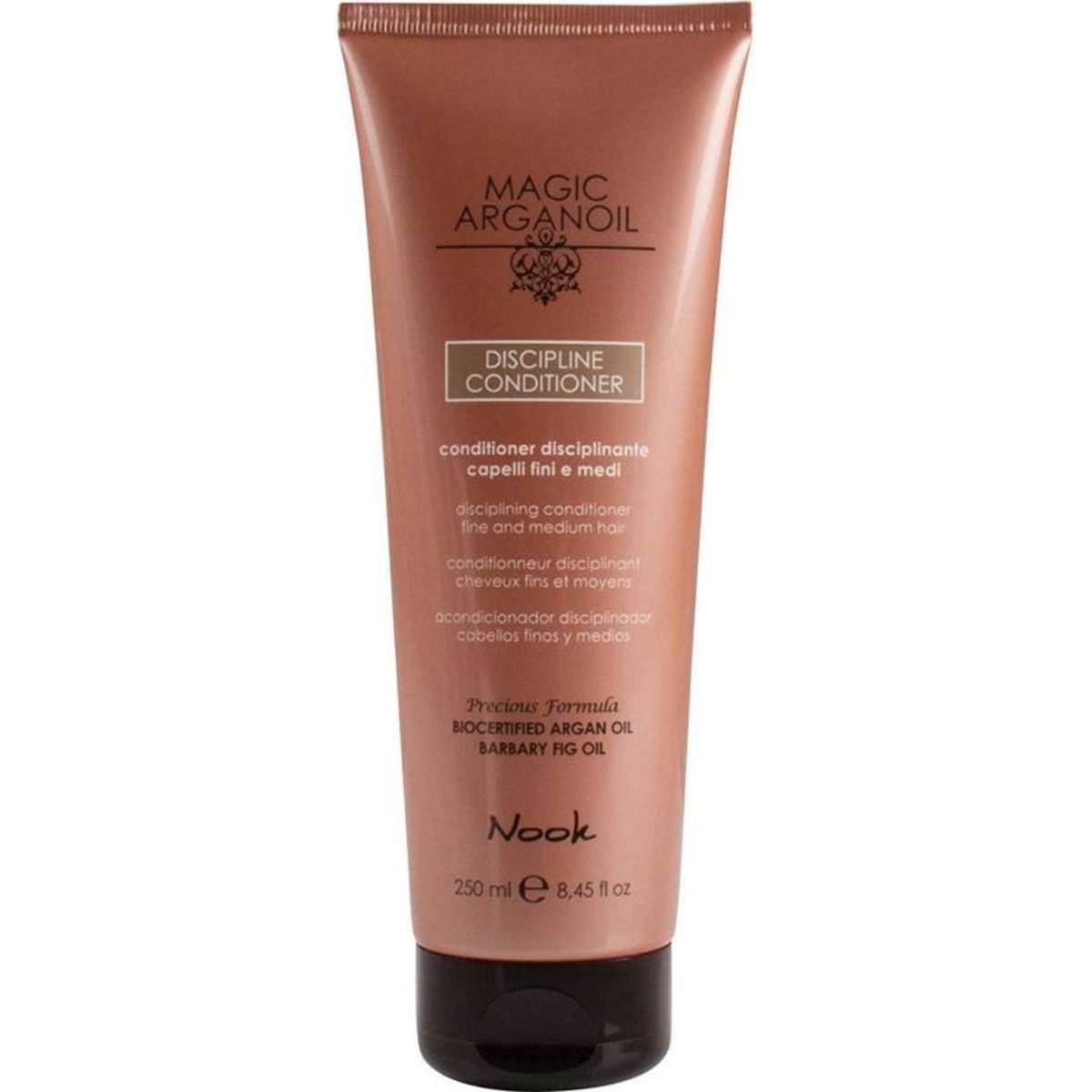 Nook Magic Argan Discipline Anti Frizz Conditioner 250ml - Fine and Medium Hair Texture