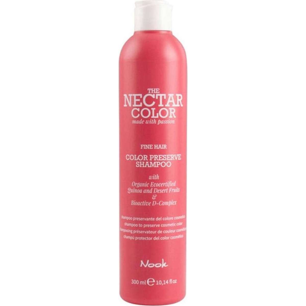 Nook Nectar Color Color Preserve Shampoo 300ml - Fine Hair