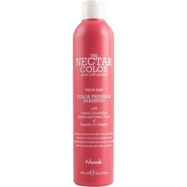Nook Nectar Color Color Preserve Shampoo 300ml - Thick Hair
