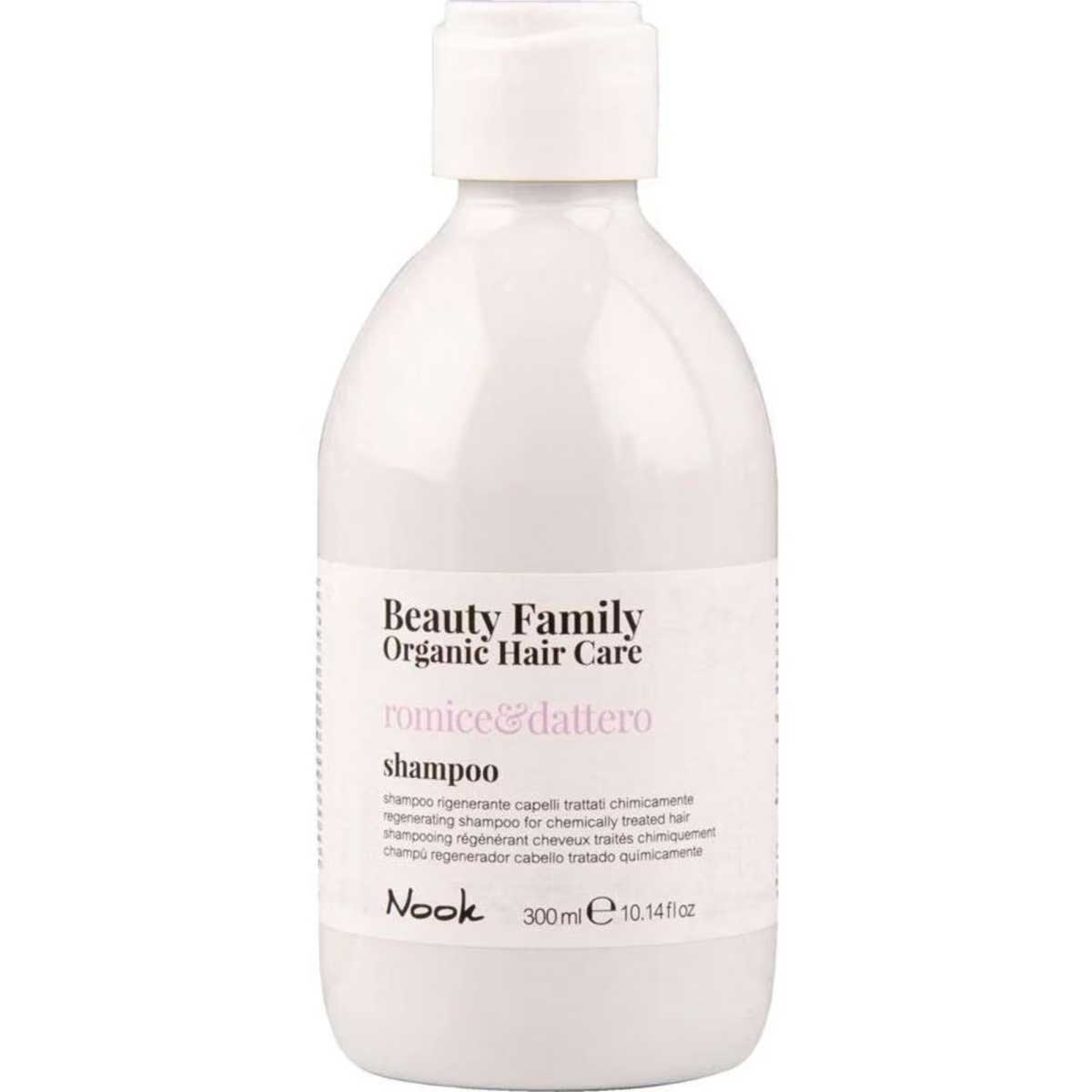 Nook Beauty Family Organic Hair Care Romice&Dattero Shampoo 300ml - Regenerating shampoo for chemically treated hair