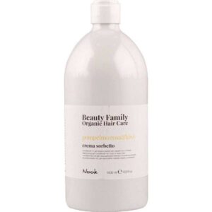 Nook Beauty Family Organic Hair Care Pompelmo Rosa&Kiwi Crema Sorbetto 1L - Elasticizing gel conditioner for curly or wavy hair