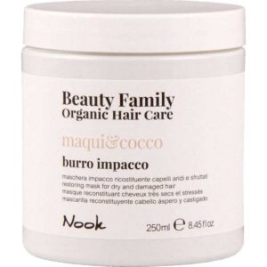 Nook Beauty Family Organic Hair Care Maqui&Cocco Burro Impacco 250ml - Restoring mask for dry and damaged hair