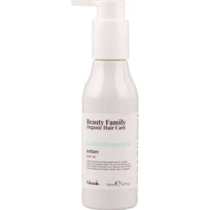 Nook Beauty Family Organic Hair Care Basilico&Mandorla Leave In 150ml - Brightening hydrating nectar dry and dull-looking hair
