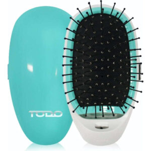TODO Ionic Anti Frizz Straightening Styling Hair Straight Brush Smooth Silky Hair Comb Blue