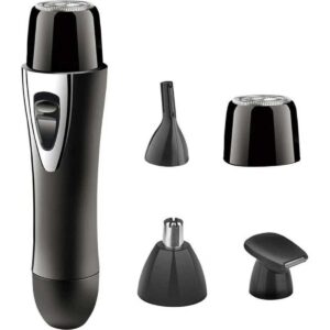 TODO Rechargeable Electric Travel Eyebrow Nose Ear Hair Body Trimmer Remover Lady Shaver Razor Blade USB - Black