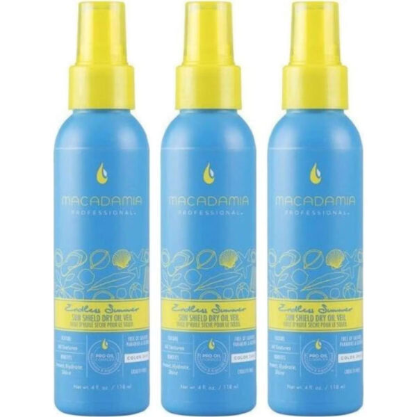 Macadamia Professional Sun Shield Dry Oil Veil 118mL X 3