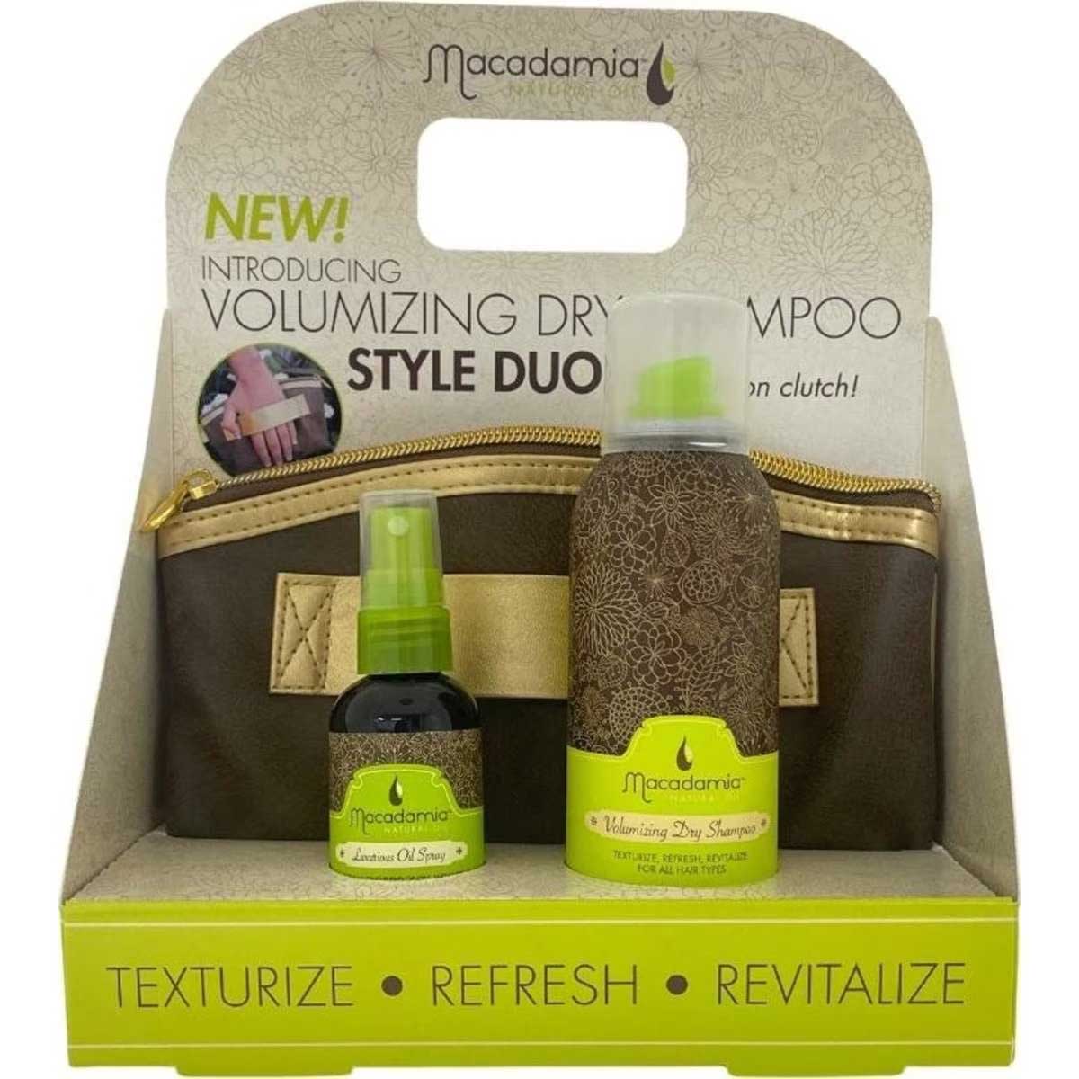 Macadamia Natural Oil Volumising Dry Shampoo 3 Piece Kit