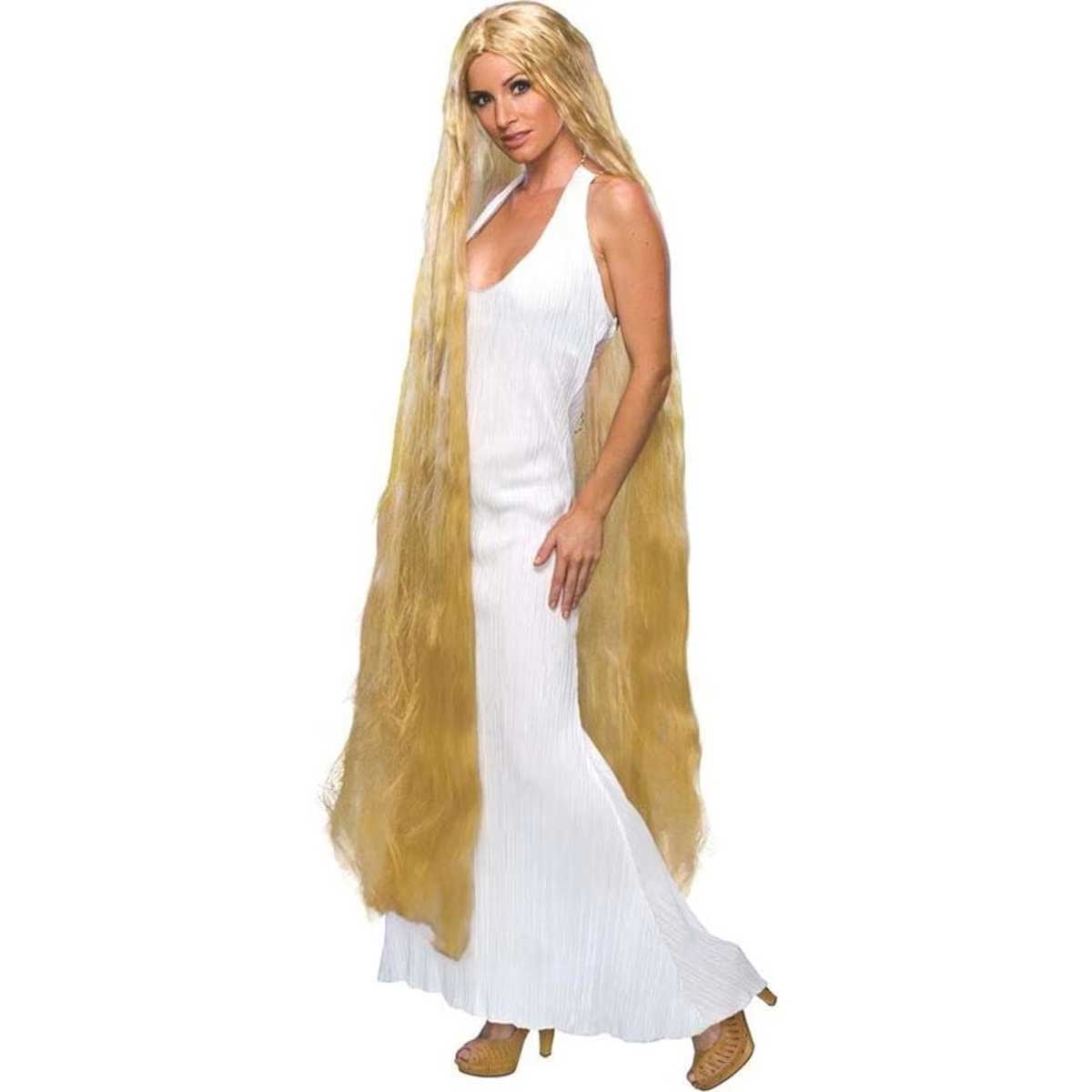 Rubies Lady Godiva Blonde Wig Long Wavy Hair Adult Costume Accessory