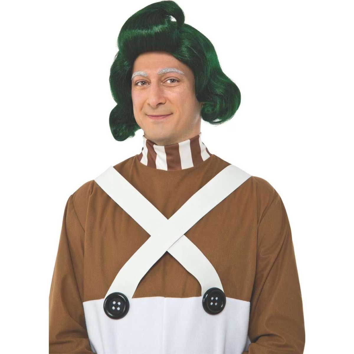 Rubies Oompa Loompa Wig Adult 6543 Green Hair Headwear