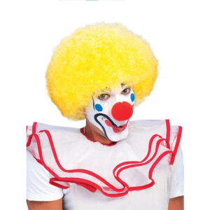 Rubies Afro Clown Wig Adult Dress Up Costume Hair Accessory - Bright Yellow