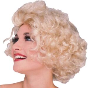 Rubies Hollywood Marilyn Monroe 20s Starlet Blonde Wig Adult Curly Hair