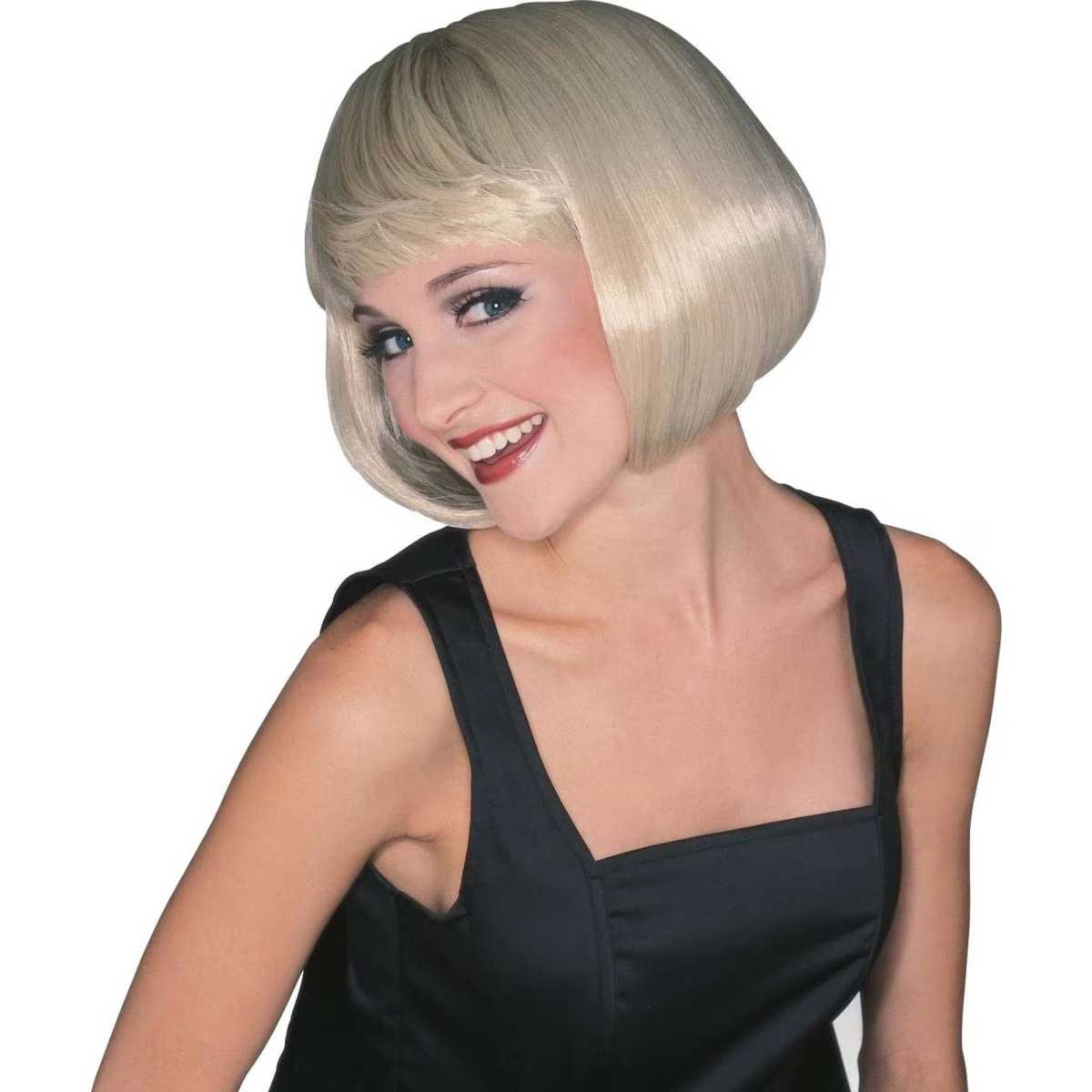 Rubies Supermodel Short Blonde Hair Wig Costume Accessory Adult