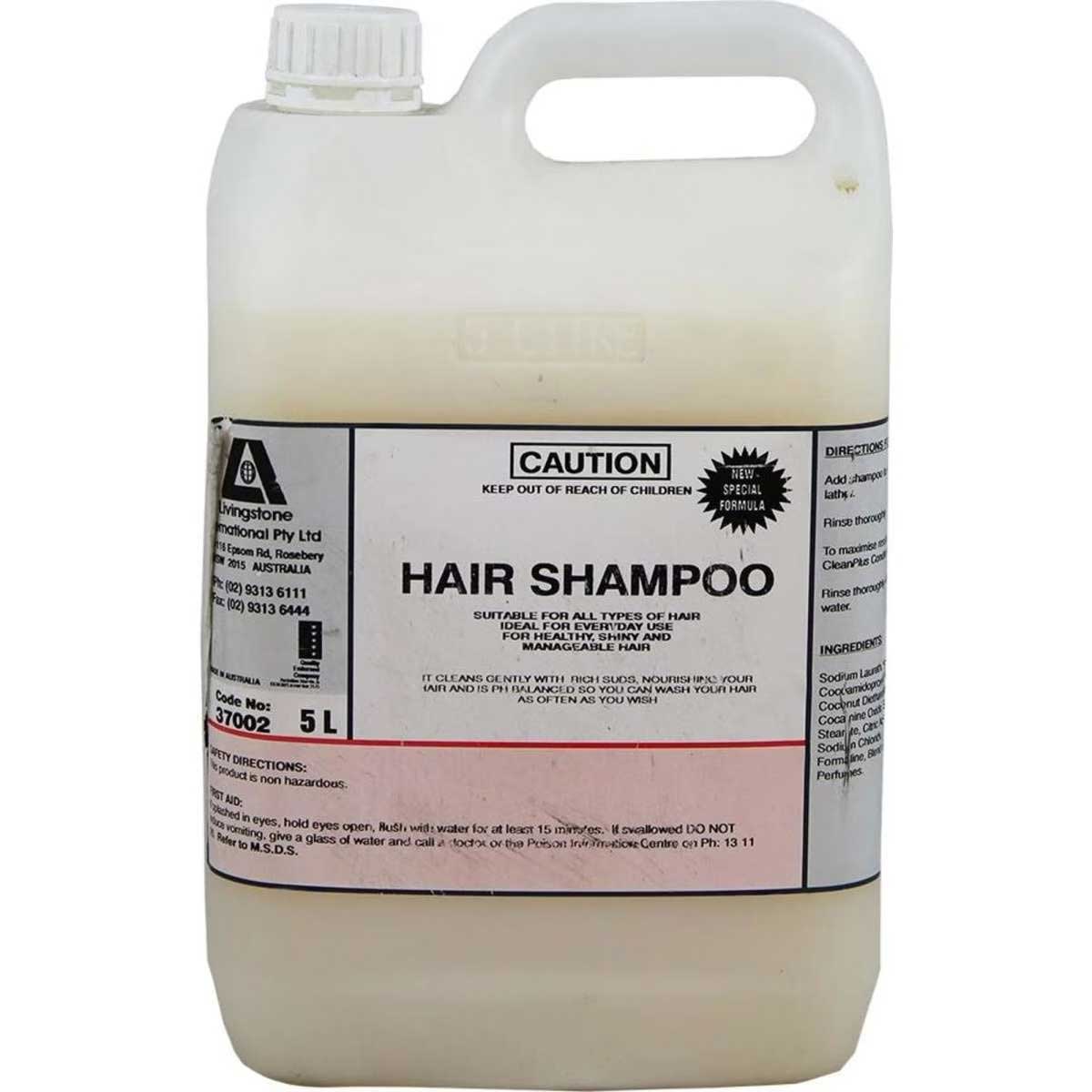 Livingstone Hair Shampoo 5L Each x12