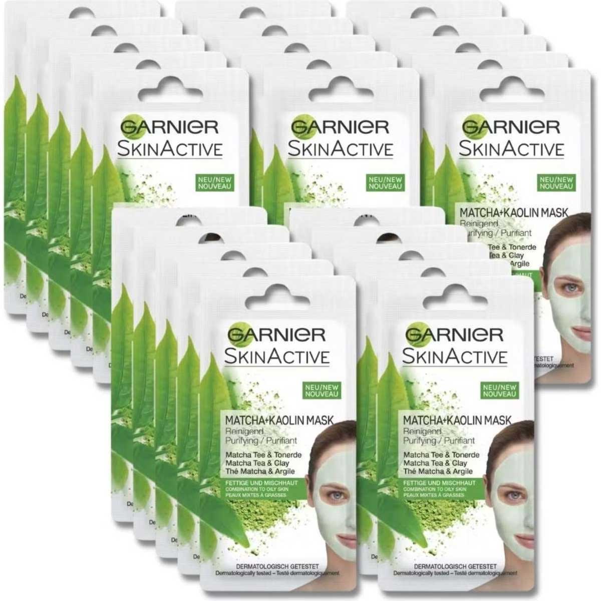 Garnier SkinActive Matcha & Kaolin Purifying Mask 8mL x 25