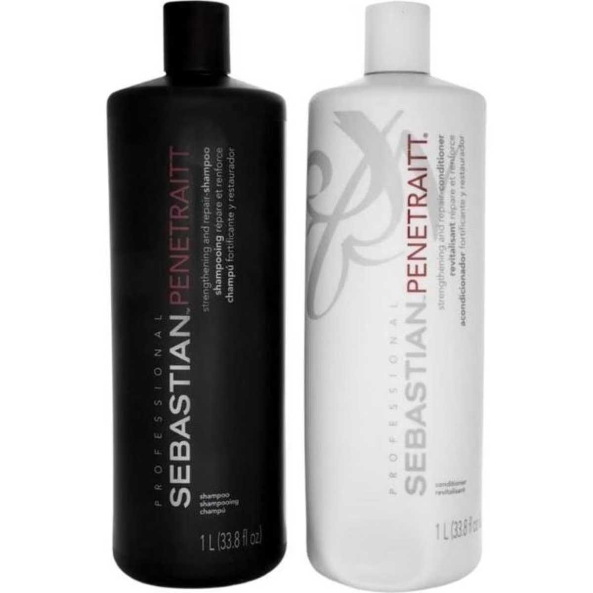 Sebastian Penetraitt Strengthening & Repair Shampoo & Conditioner 1 Litre Duo