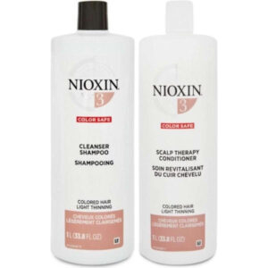 Nioxin System 3 Cleanser Shampoo & Scalp Therapy Conditioner 1L Duo