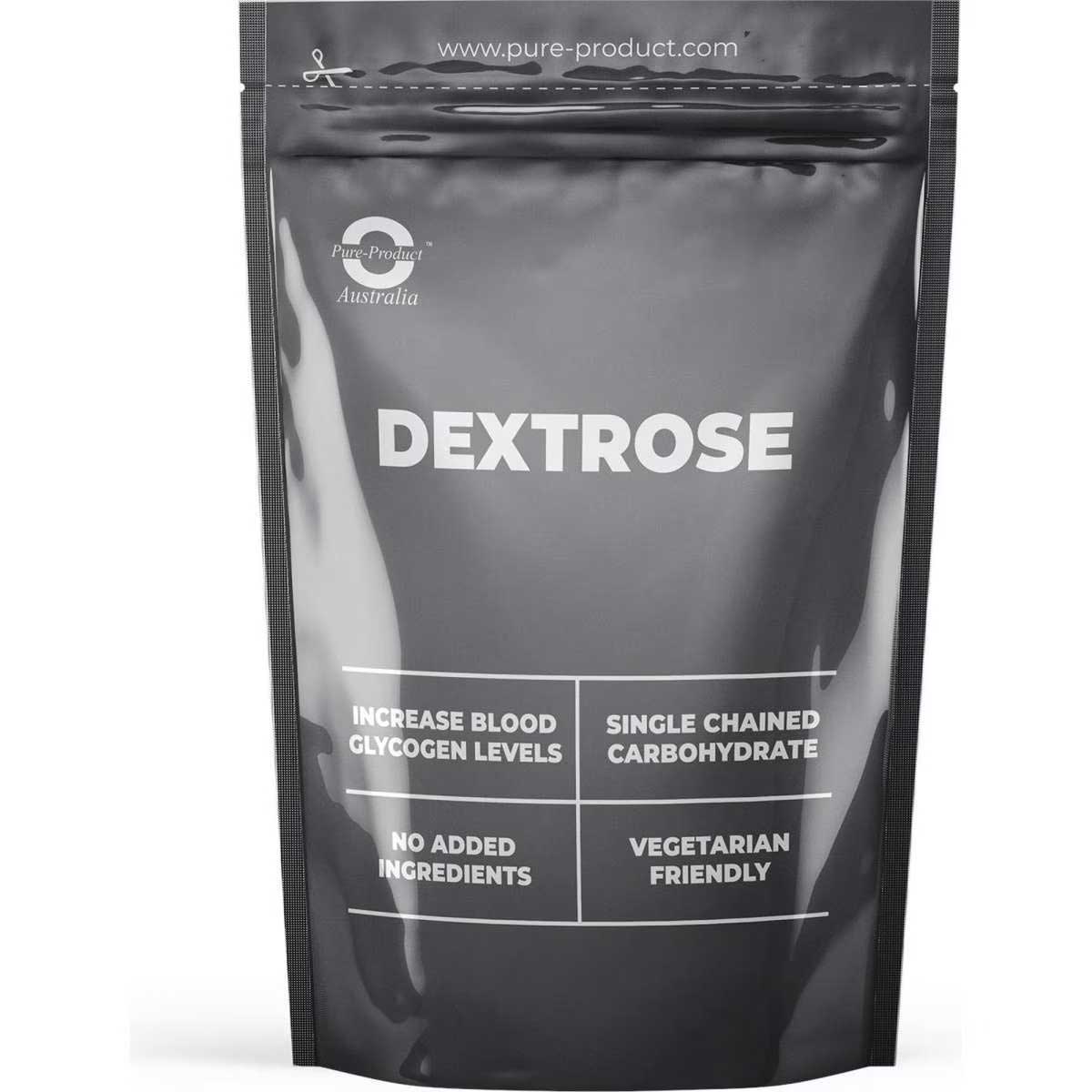1074432794 Pure Product Australia Dextrose Monohydrate 3kg Unflavoured No Shaker Glass