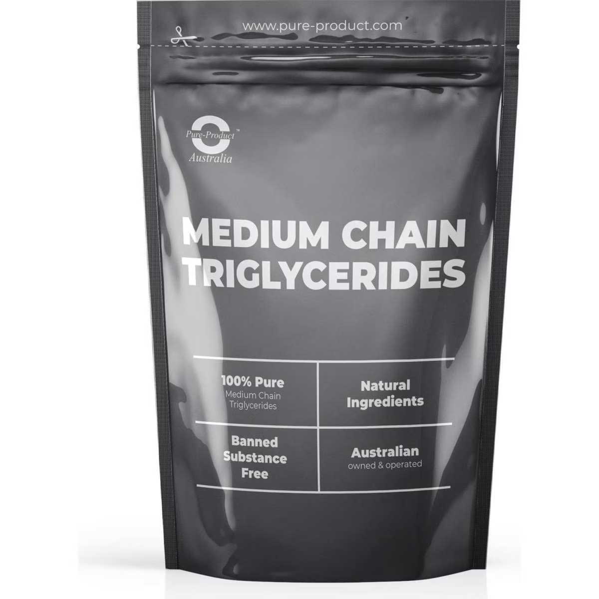 1074433021 Pure Product Australia Medium Chain Triglycerides (MCT) 1kg Unflavoured No Shaker Glass