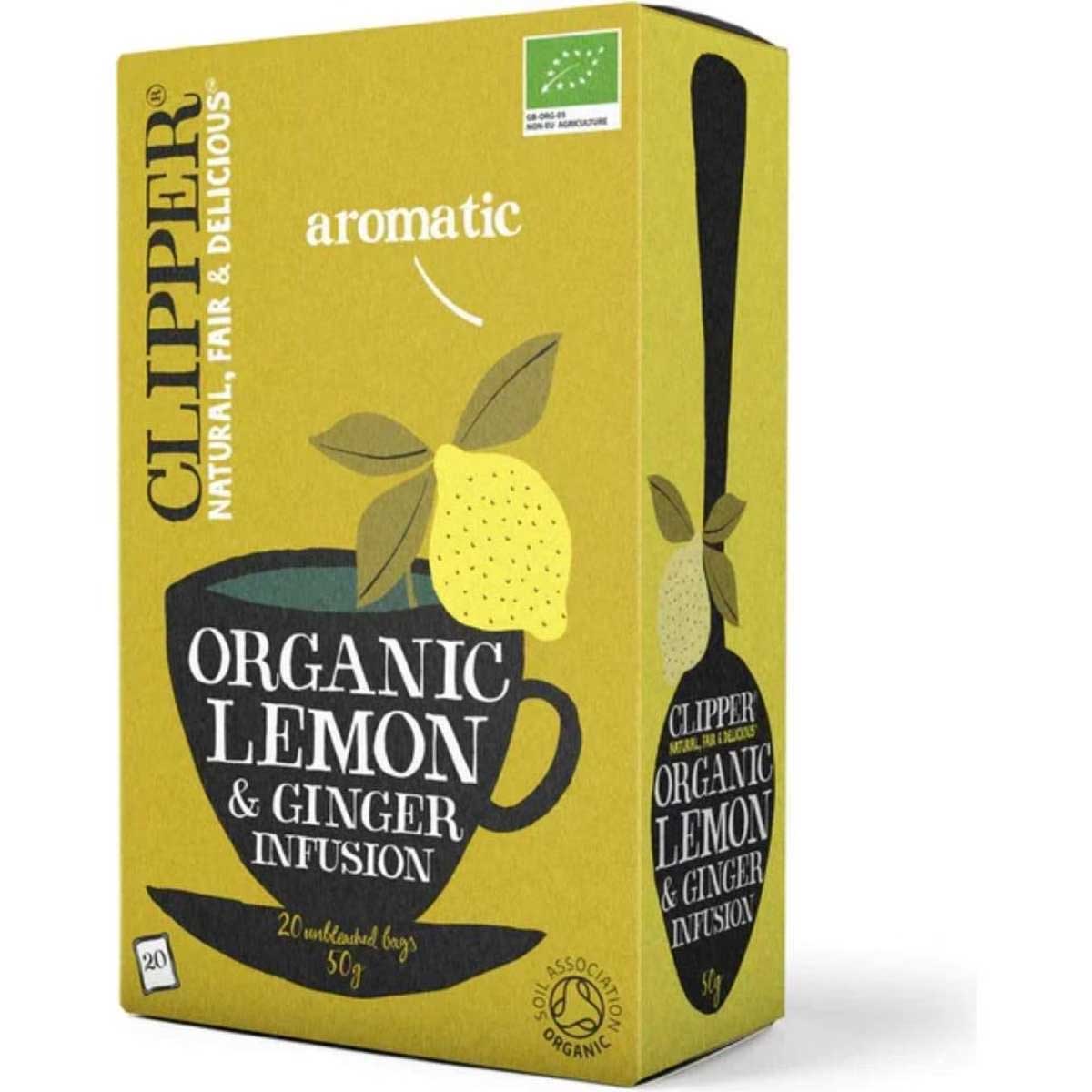 Clipper Lemon & Ginger Tea 20Pack