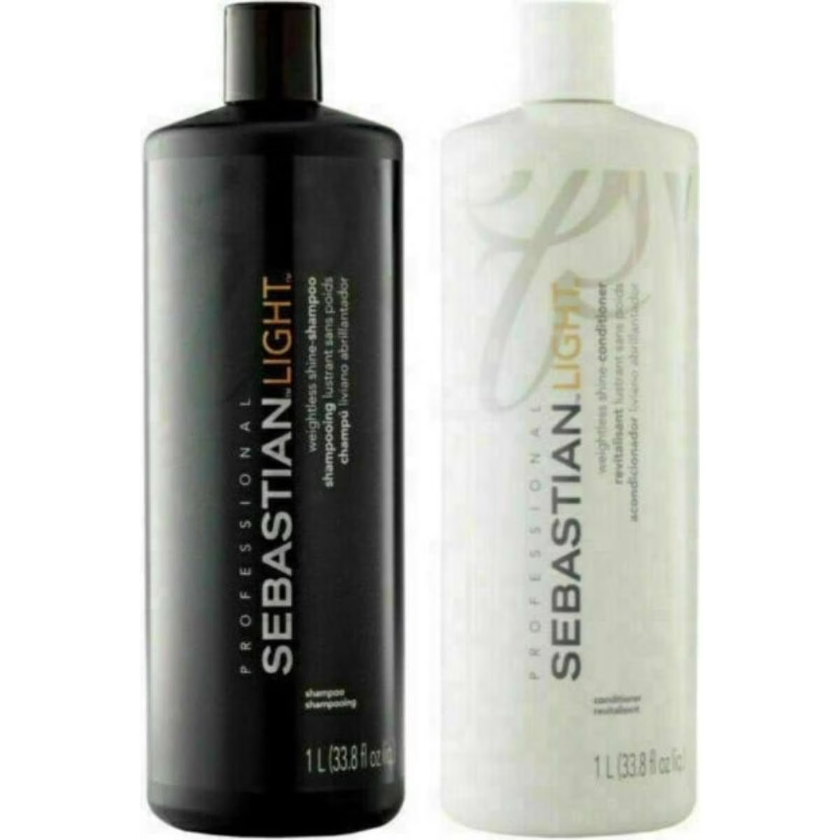 Sebastian Light Weightless Shine Shampoo & Conditioner 1 Litre Duo