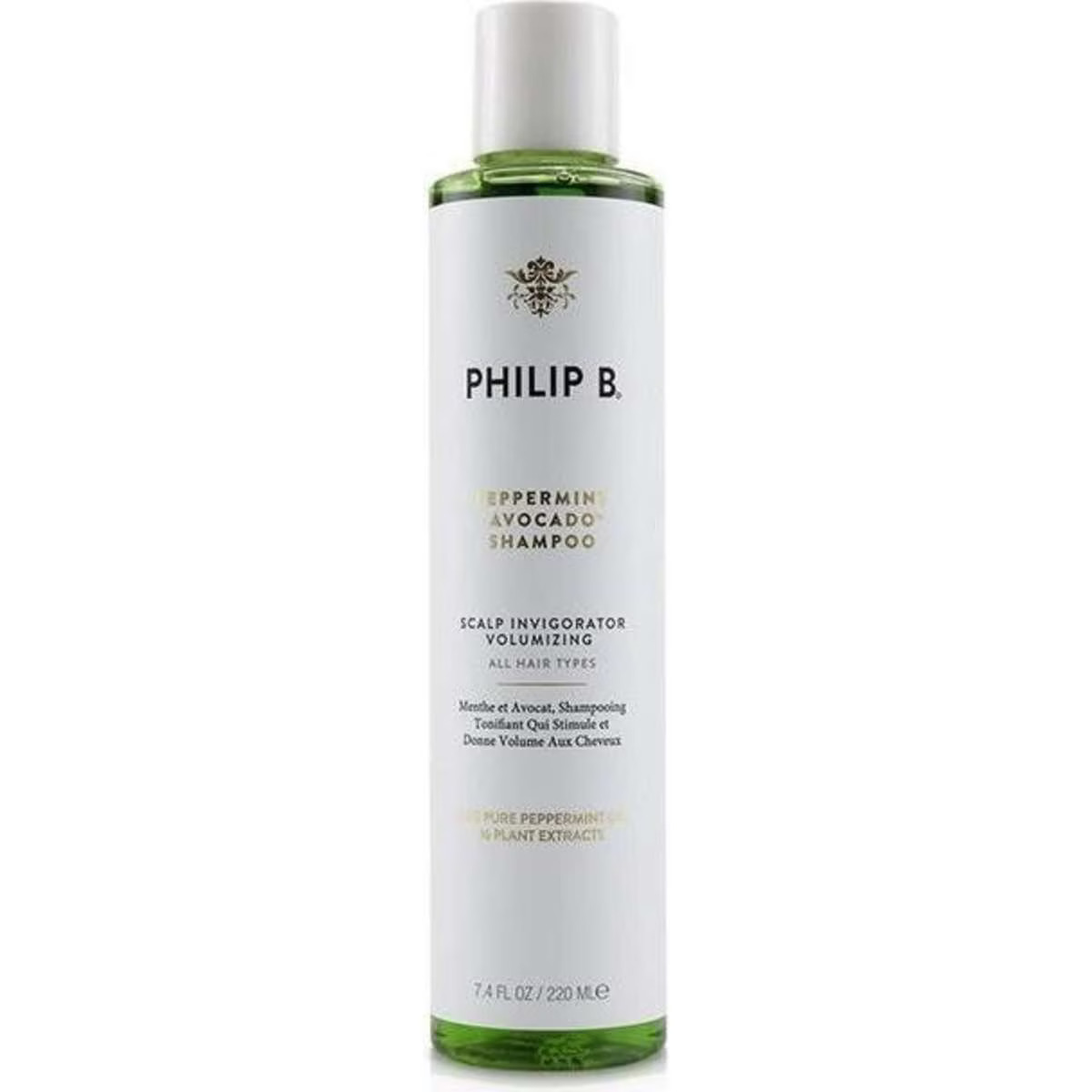 Philip B Peppermint Avocado Shampoo (Scalp Invigorator Volumizing - All Hair Types) 220ml/7.4oz