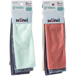 Scunci Headbands Consciously Minded 5 Piece - Designs may vary