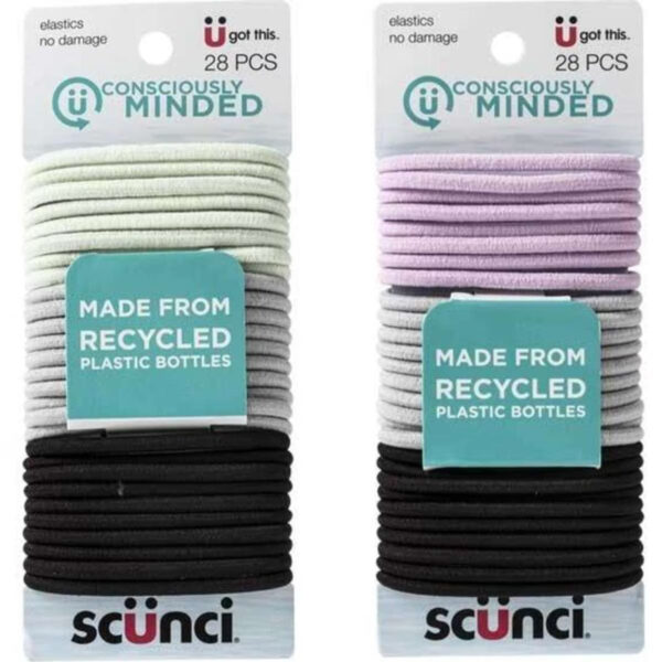 Scunci Elastics Consciously Minded 28 Piece - Designs may vary