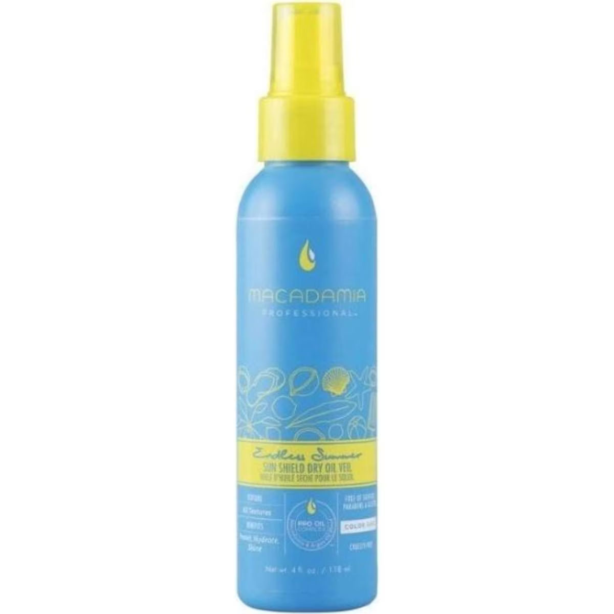 Macadamia Professional Sun Shield Dry Oil Veil 118mL