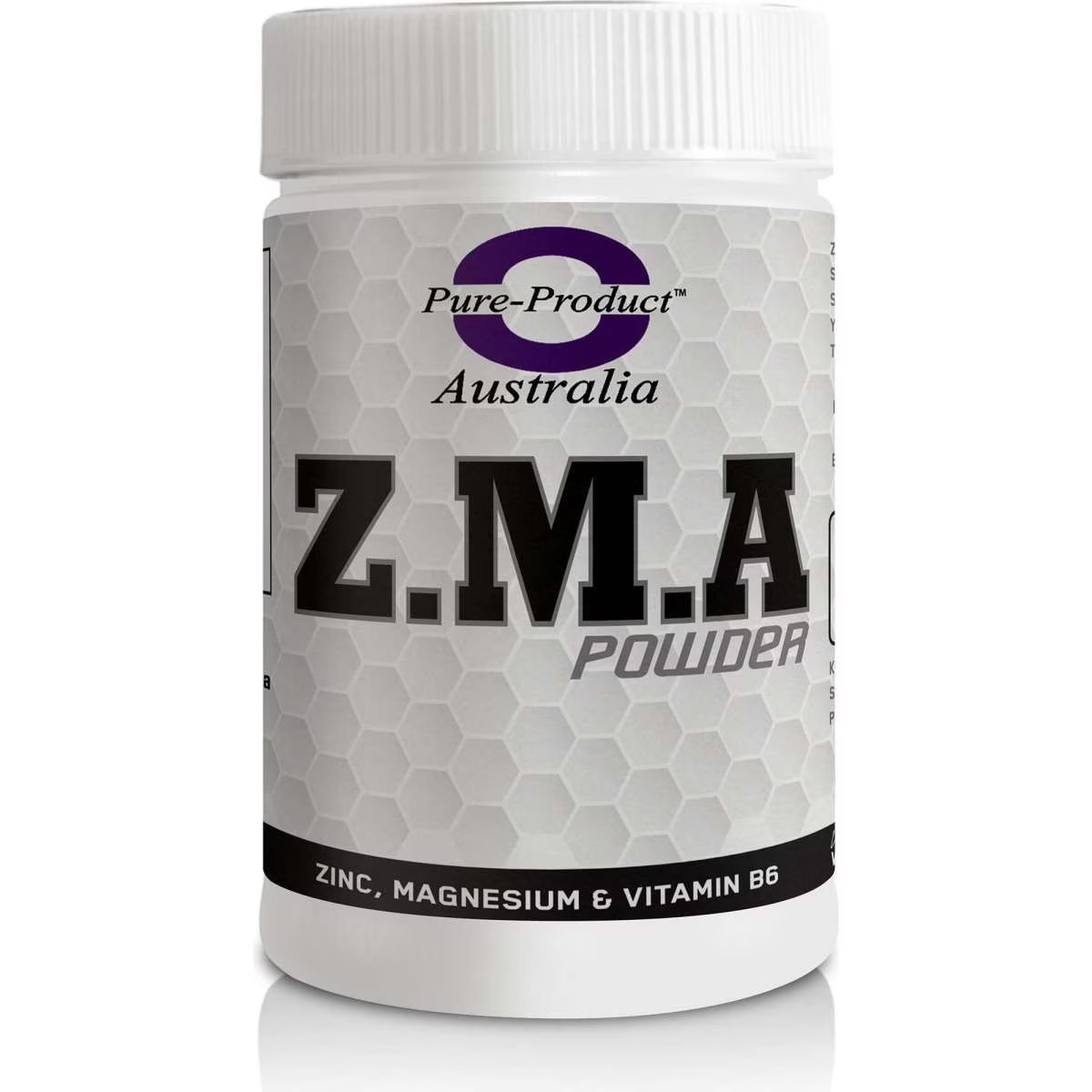 1074610227 Pure Product Australia ZMA POWDER 200g Unflavoured NO Shaker Glass