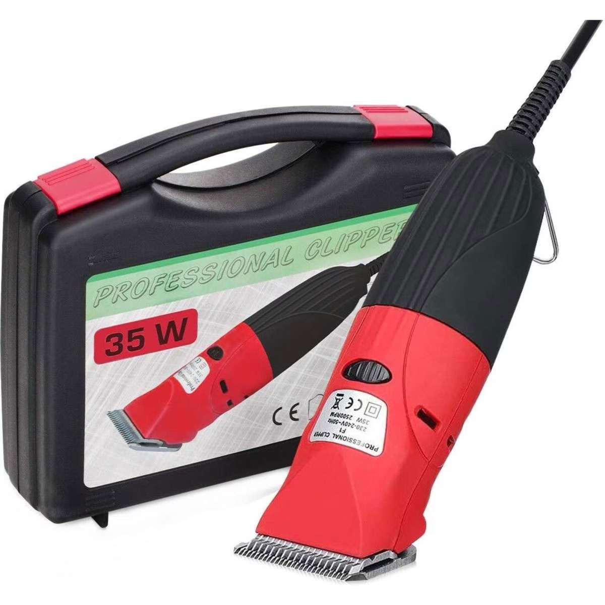 1074640742 petscene 35W Electric Pet Hair Clipper Cutter Trimmer Shaver Grooming Kit for Dog Cat with 3m Power Cable