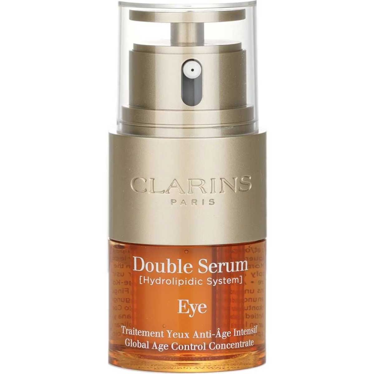 1074650491 Clarins Double Serum Eye (Hydrolipidic System) Global Age Control Concentrate 20ml/0.6oz