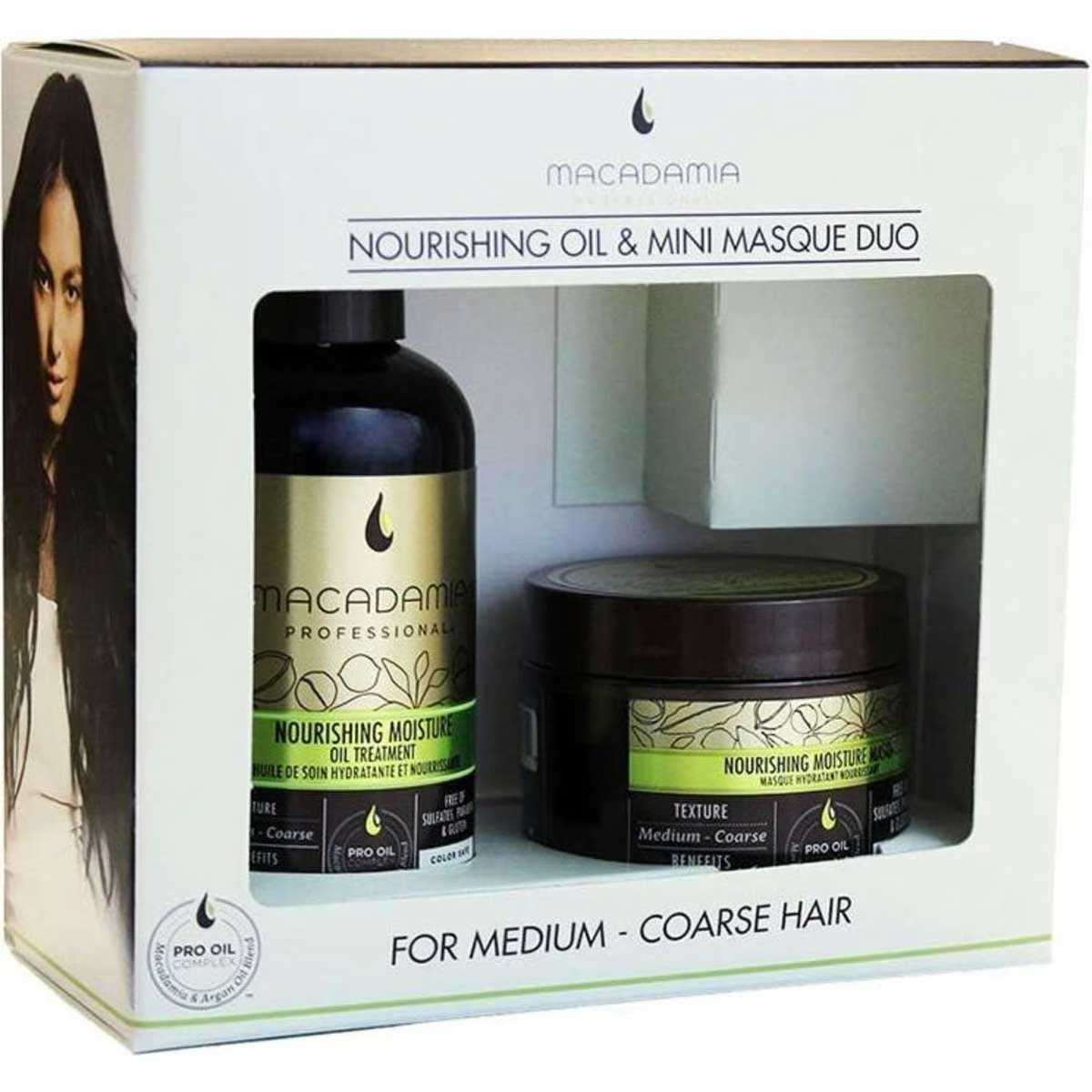 Macadamia Natural Oil Professional Nourishing Oil & Mini Masque Duo