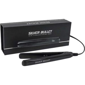 Silver Bullet Silver Bullet Mini Hair Straightener Black Travel Size Straightening Iron Ceramic