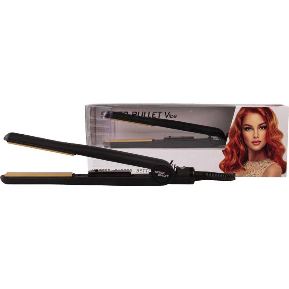Silver Bullet Silver Bullet Vibe Hair Straightener Iron 25mm Ceramic Plates Adjustable 230°C