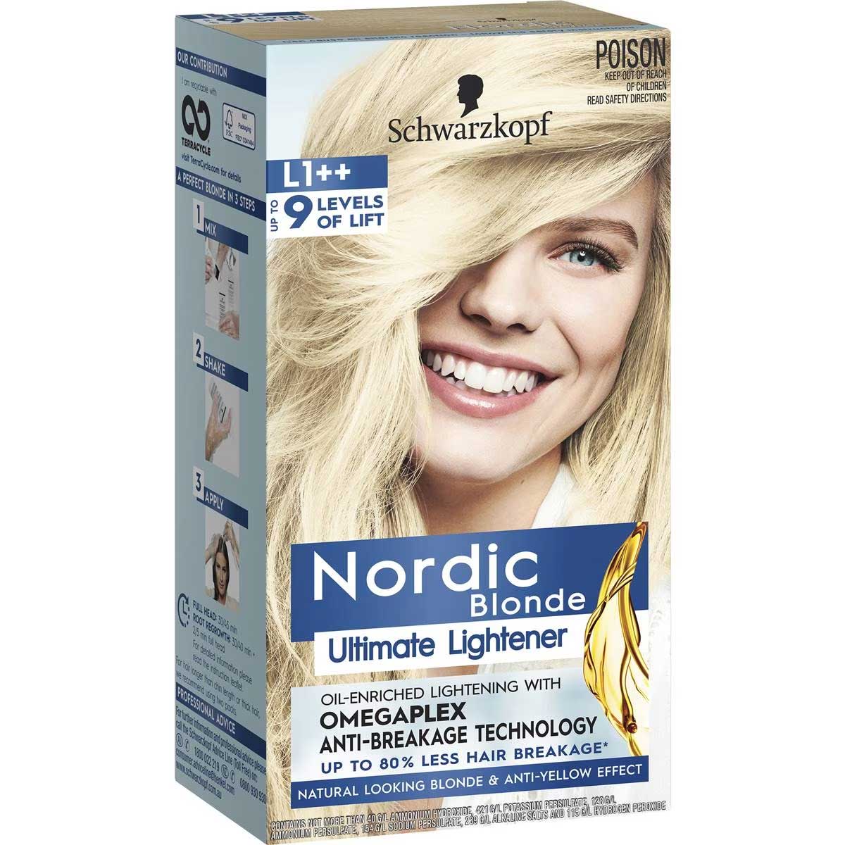 Schwarzkopf Nordic Blonde L1++ Ultimate Lightener Each