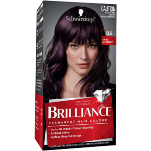 Schwarzkopf Brilliance 03 Dark Amethyst Permanent Colour Each