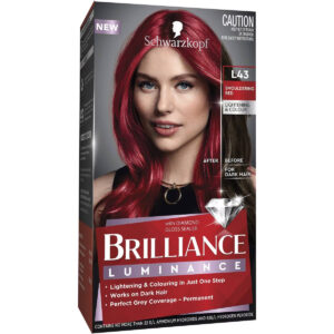 Schwarzkopf Brilliance L43 Smouldering Red Permanent Colour Each