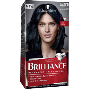 Schwarzkopf Brilliance 91 Blue Black Permanent Colour Each