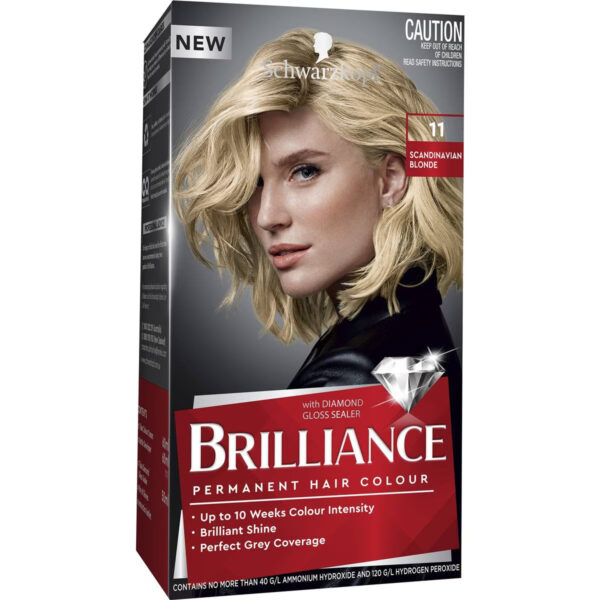 Schwarzkopf Brilliance 11 Scandinavian Blonde Permanent Colour Each